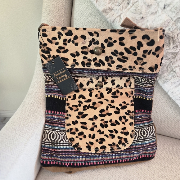 American Darling Handbags - American Darling Leopard Print Women's Bag
